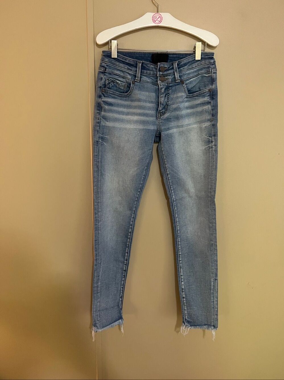 Buckle Black Ankle Skinny Jeans Woman’s Size 26